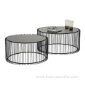 Iron designer furniture simple personality coffee table